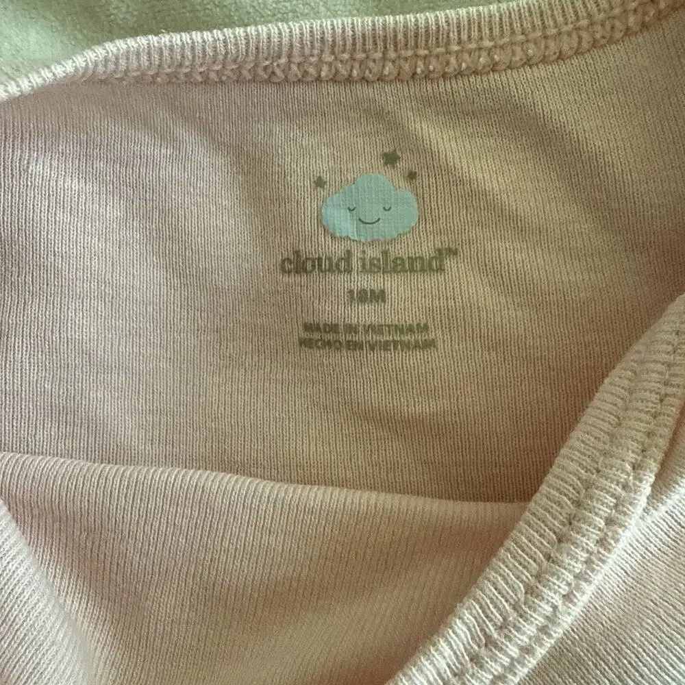 Lot of 4 long sleeve bodysuit Zara H&M Cloud Island 2-3Y 18M bunny sheep